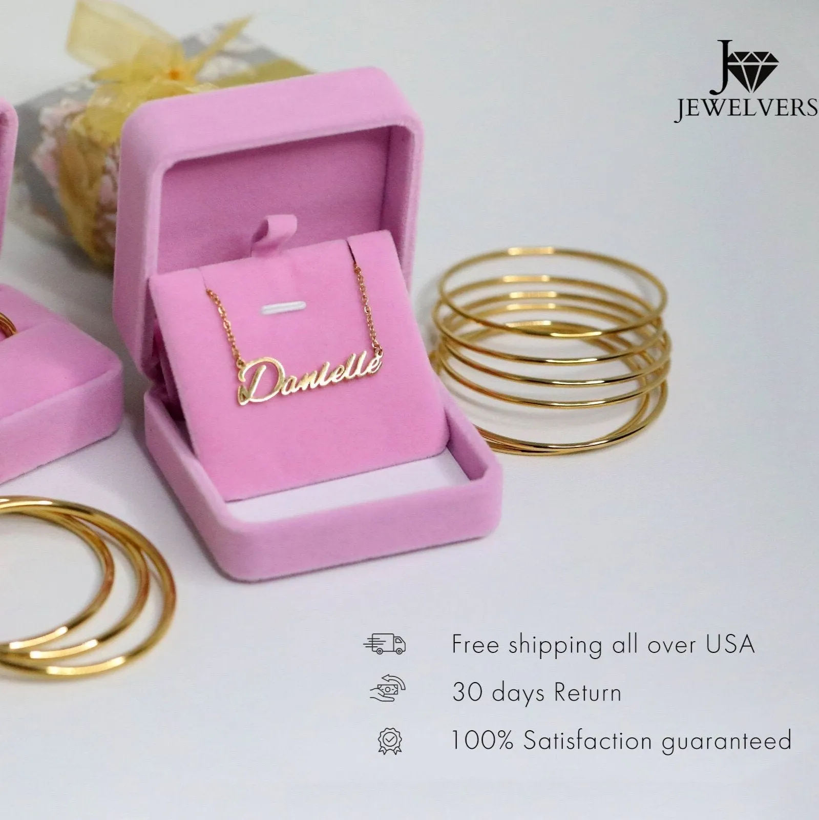 18K Gold-filled Triangle Hoop Earrings