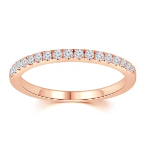 18K Rose Gold Diamond Eternity Ring