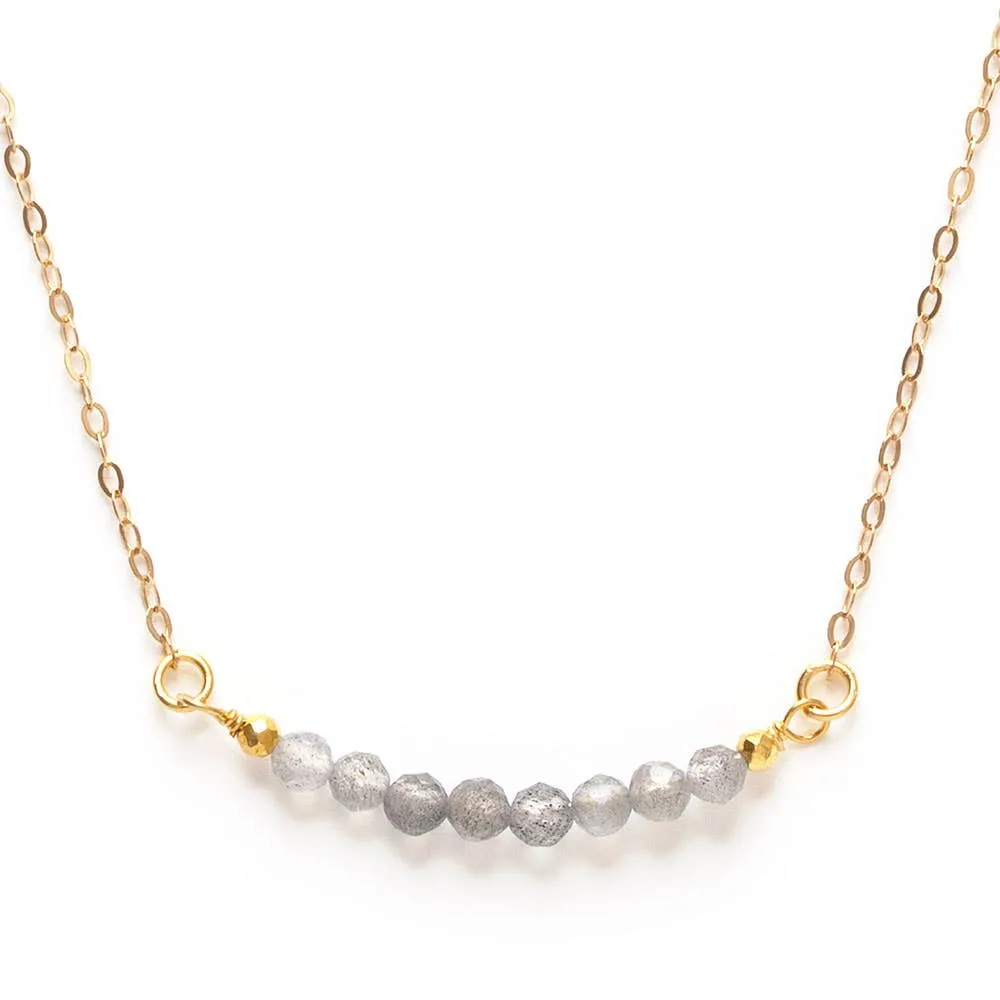 3mm Gemstone Pebbles Necklace