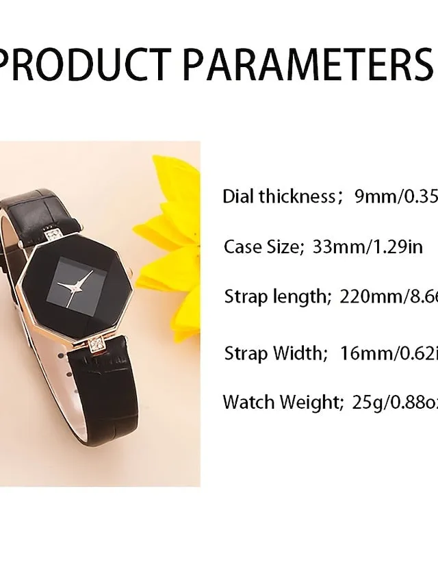 5pcs/set Women's Watch Women's Casual Korean Quartz Watch Set