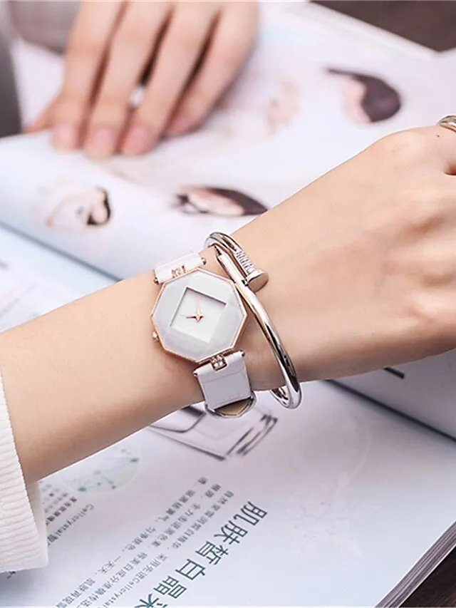 5pcs/set Women's Watch Women's Casual Korean Quartz Watch Set