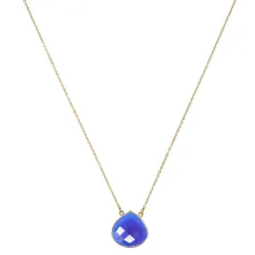 Acapulco Denim Blue Jade Necklace