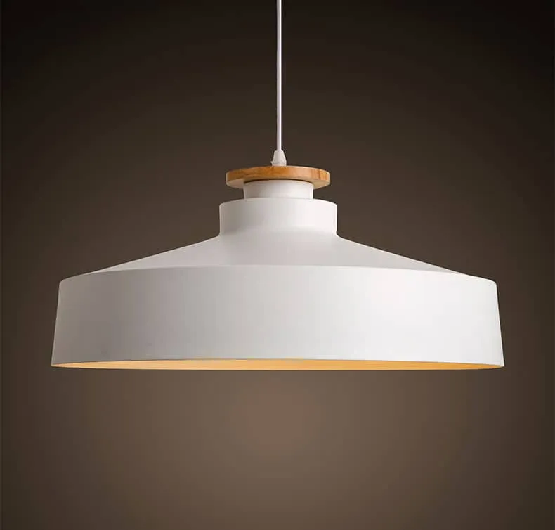 AGNETA Wood Cap Base Hanging Lamp