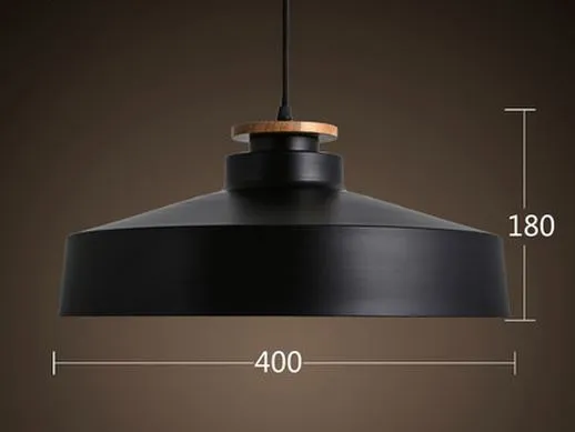 AGNETA Wood Cap Base Hanging Lamp