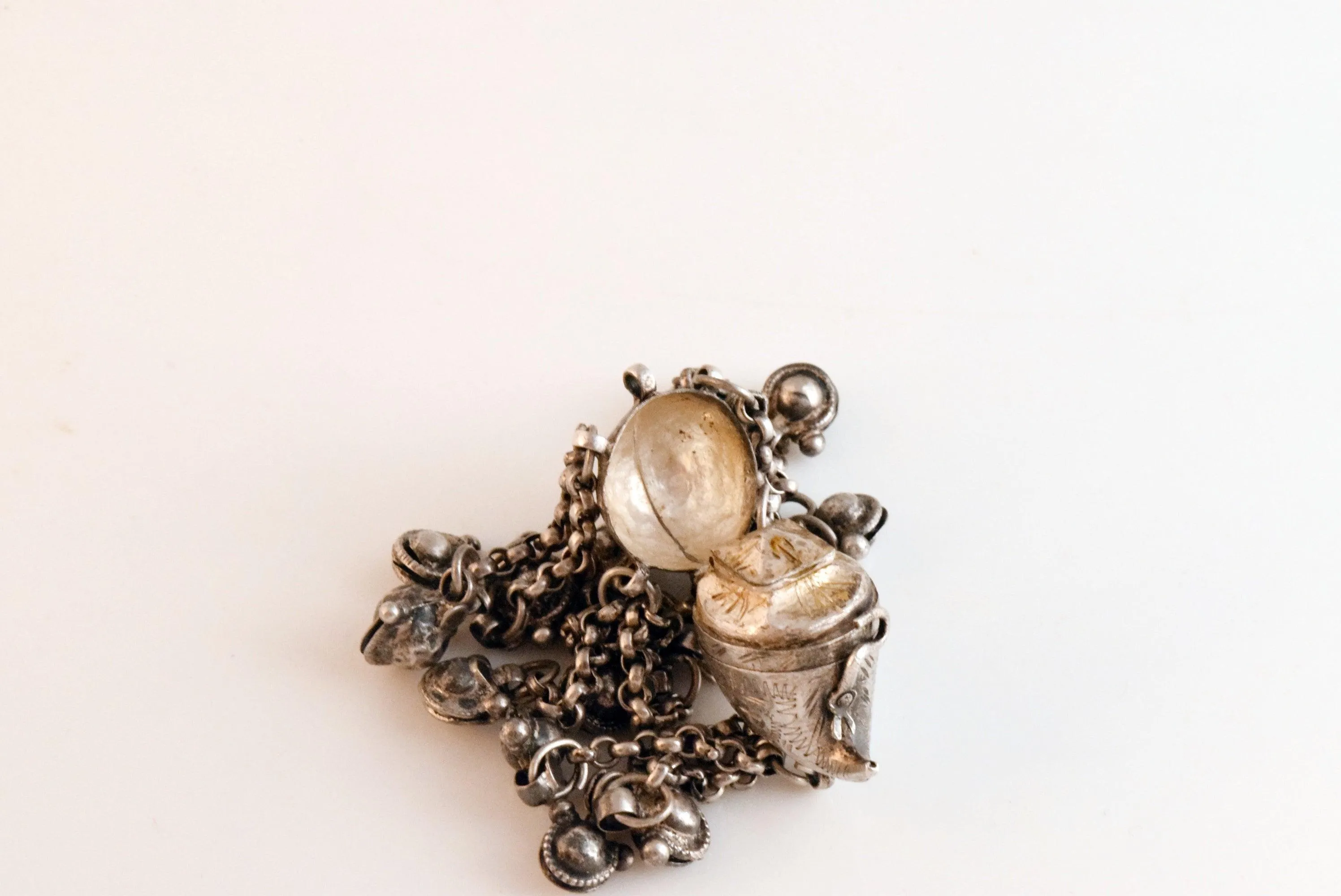 Antique Silver Pendant with a Hidden Compartment from Afghanistan or India