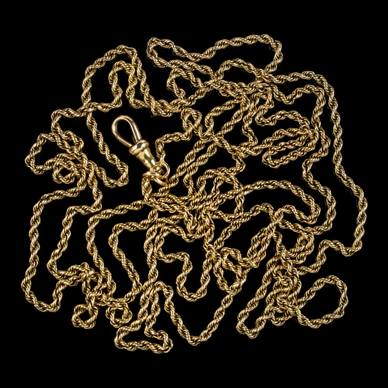 Antique Victorian Guard Chain 15ct Gold