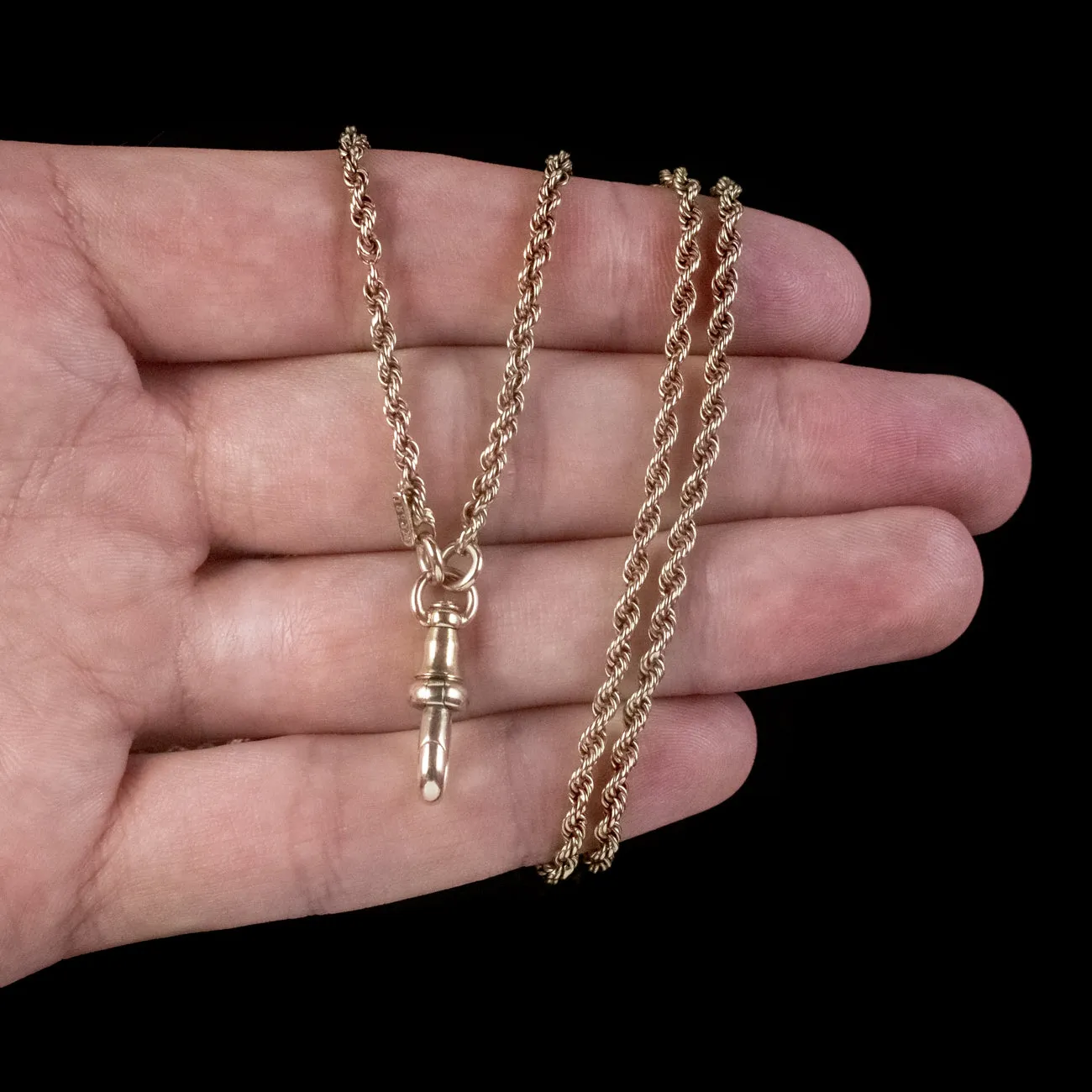 Antique Victorian Guard Chain 15ct Gold