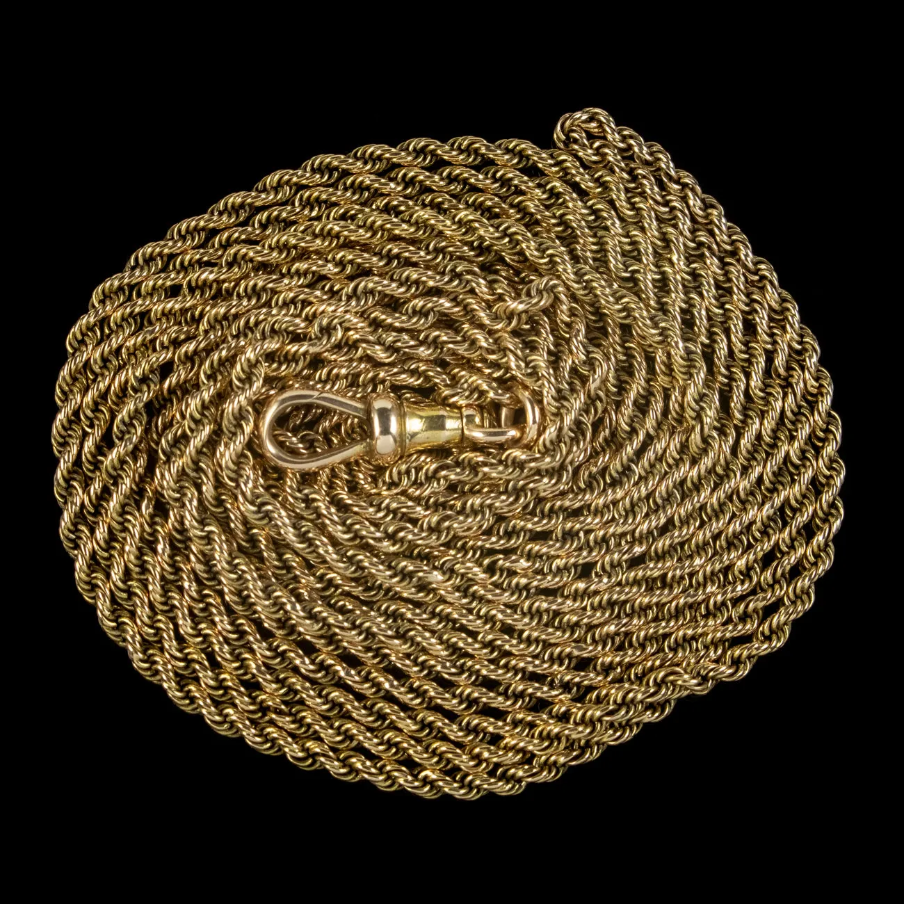 Antique Victorian Guard Chain 15ct Gold