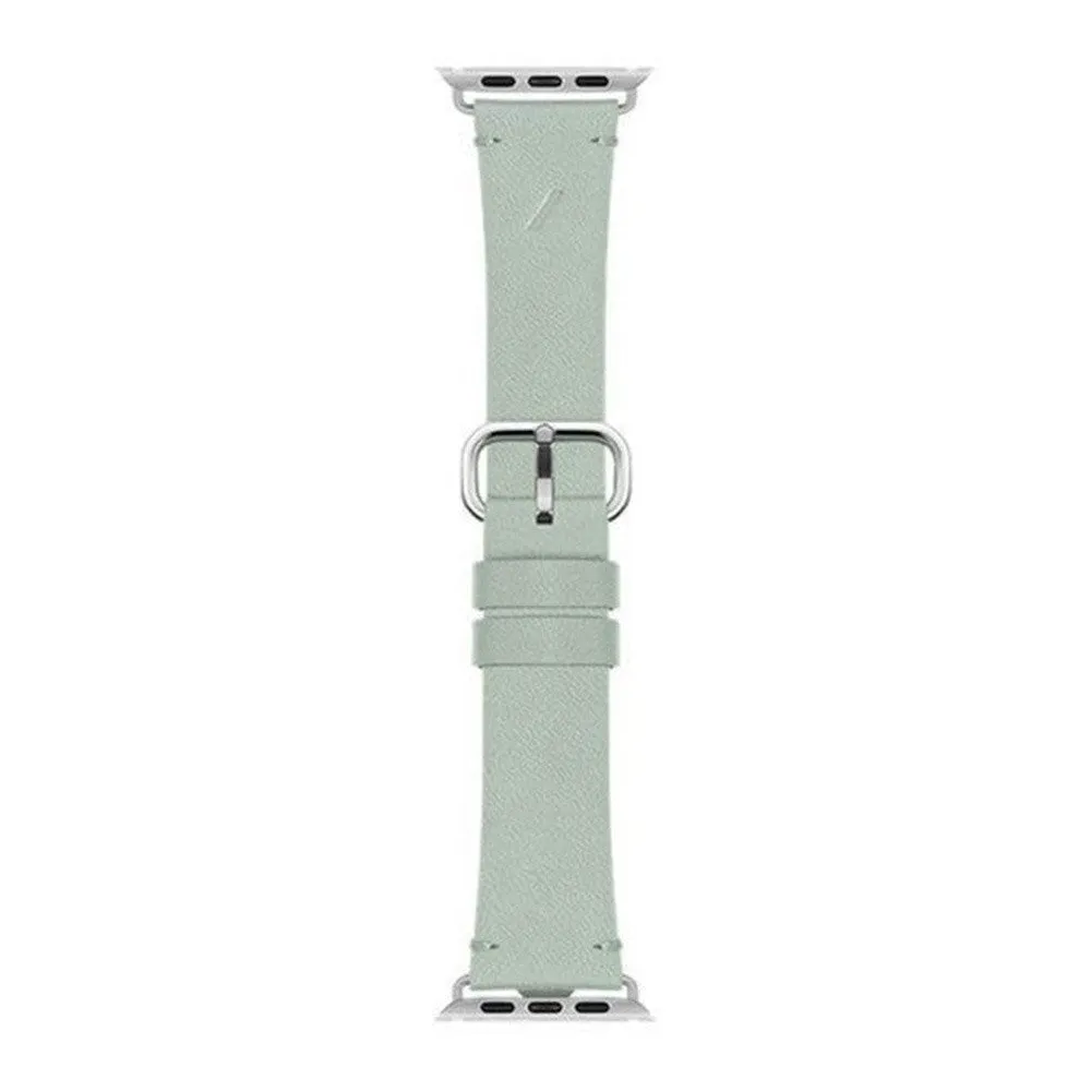 Apple Watch (38/40/SE/41/42mm) Native Union Classic Strap Ægte Læder Rem - Grøn