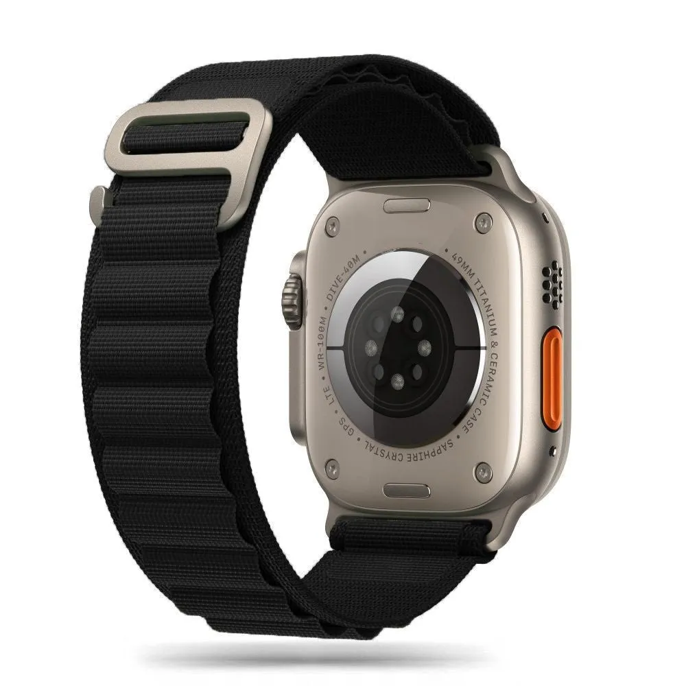 Apple Watch (38/40/SE/41/42mm) Tech-Protect Nylon Pro Rem - Sort