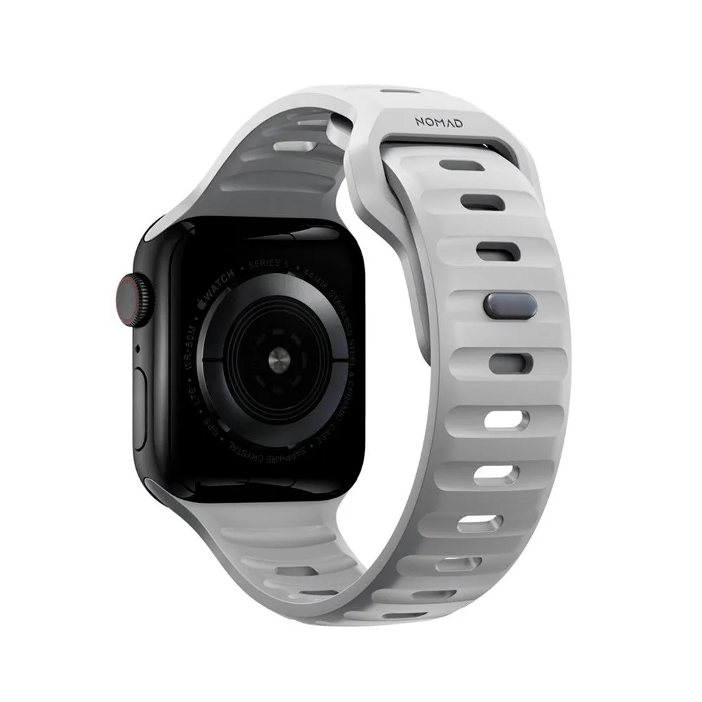 Apple Watch (38/40/SE/41mm) Nomad Sport Band Rem - Lunar Gray
