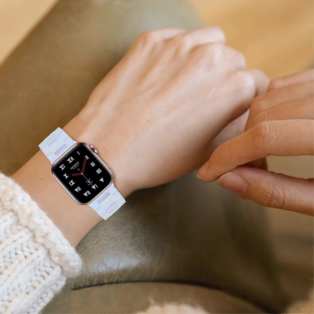 Apple Watch (41mm) 3 bead resin watch strap - Blue