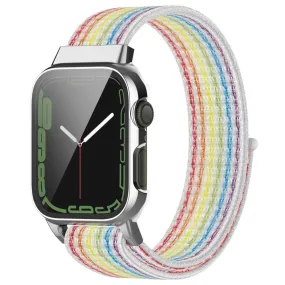 Apple Watch (45mm) nylon watch strap   tempered glass - Multicolor