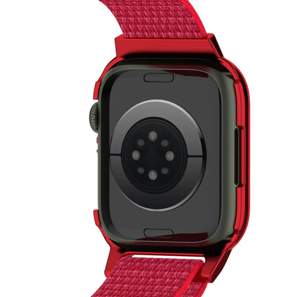 Apple Watch (45mm) nylon watch strap   tempered glass - Multicolor