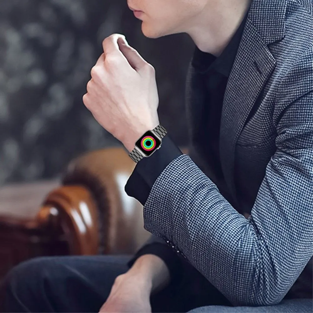 Apple Watch (45mm) ultra-thin stainless steel watch strap - Black