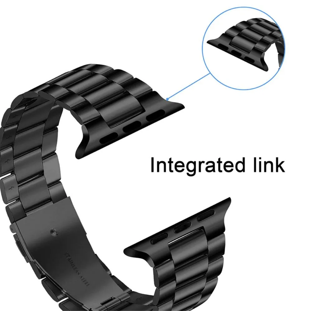 Apple Watch (45mm) ultra-thin stainless steel watch strap - Black