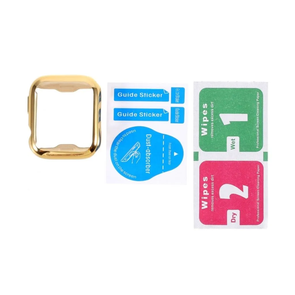 Apple Watch Series 5 / 4 44mm electroplating round edge frame - Gold