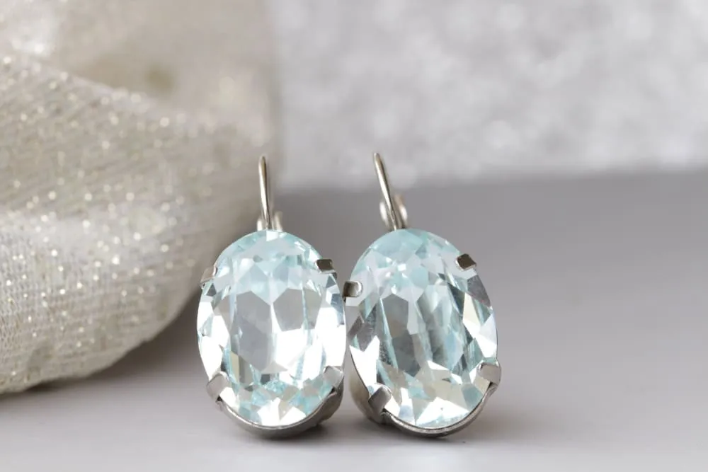AQUAMARINE GENTLE EARRINGS
