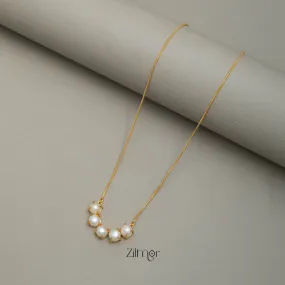 AS101272 - Simple Pearl pendant Necklace