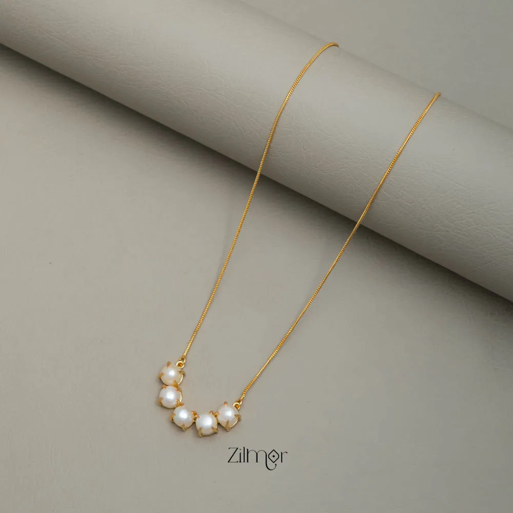 AS101272 - Simple Pearl pendant Necklace
