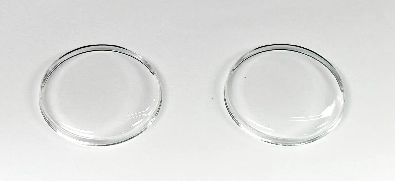 Assortment Watch Crystals, 250pcs Plastic Glasses, High Dome 26.2mm to 31.0mm