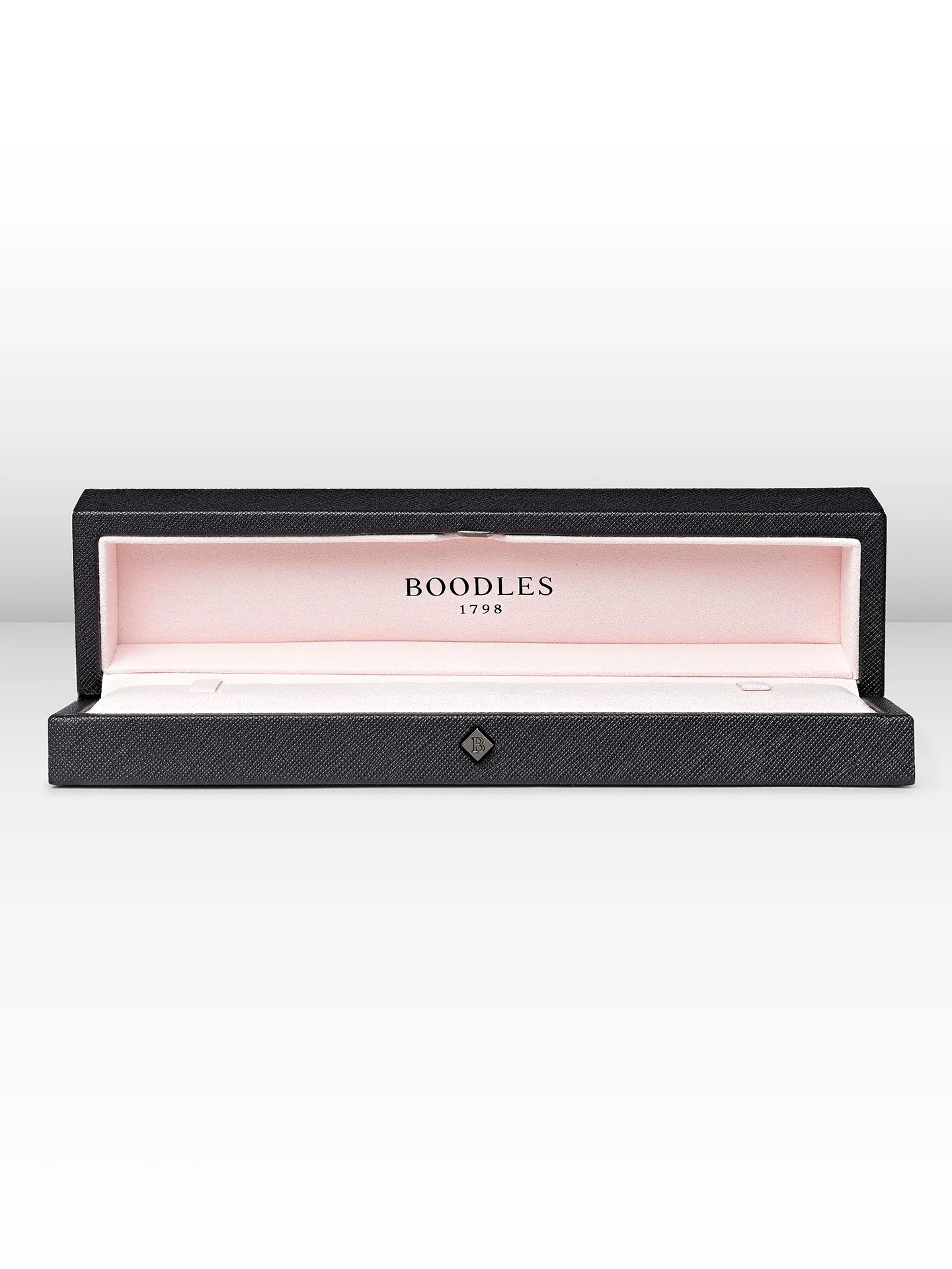 Be Boodles Rose Gold Triple Charm Bracelet