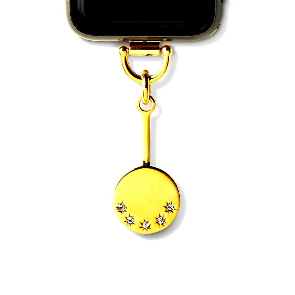 Bucardo Charm Apple Watch Necklace in Pendulum Gold Series 1-3