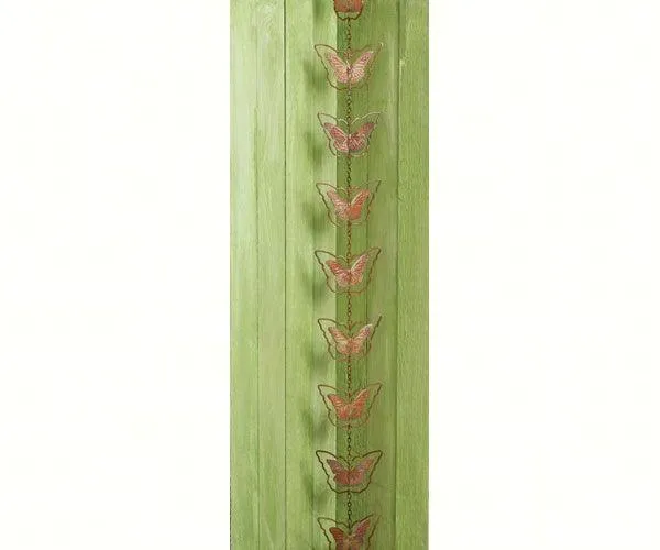 Butterfly Flamed Rain Chain