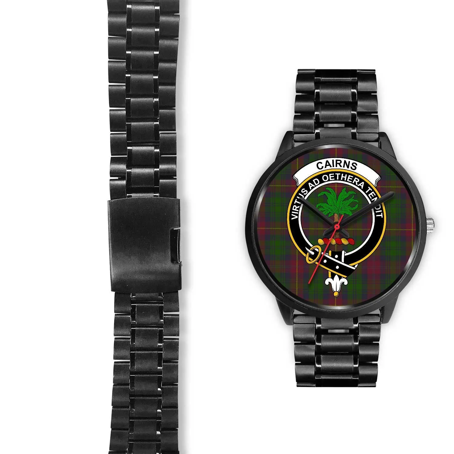 Cairns Clan Badge Tartan Black Watch