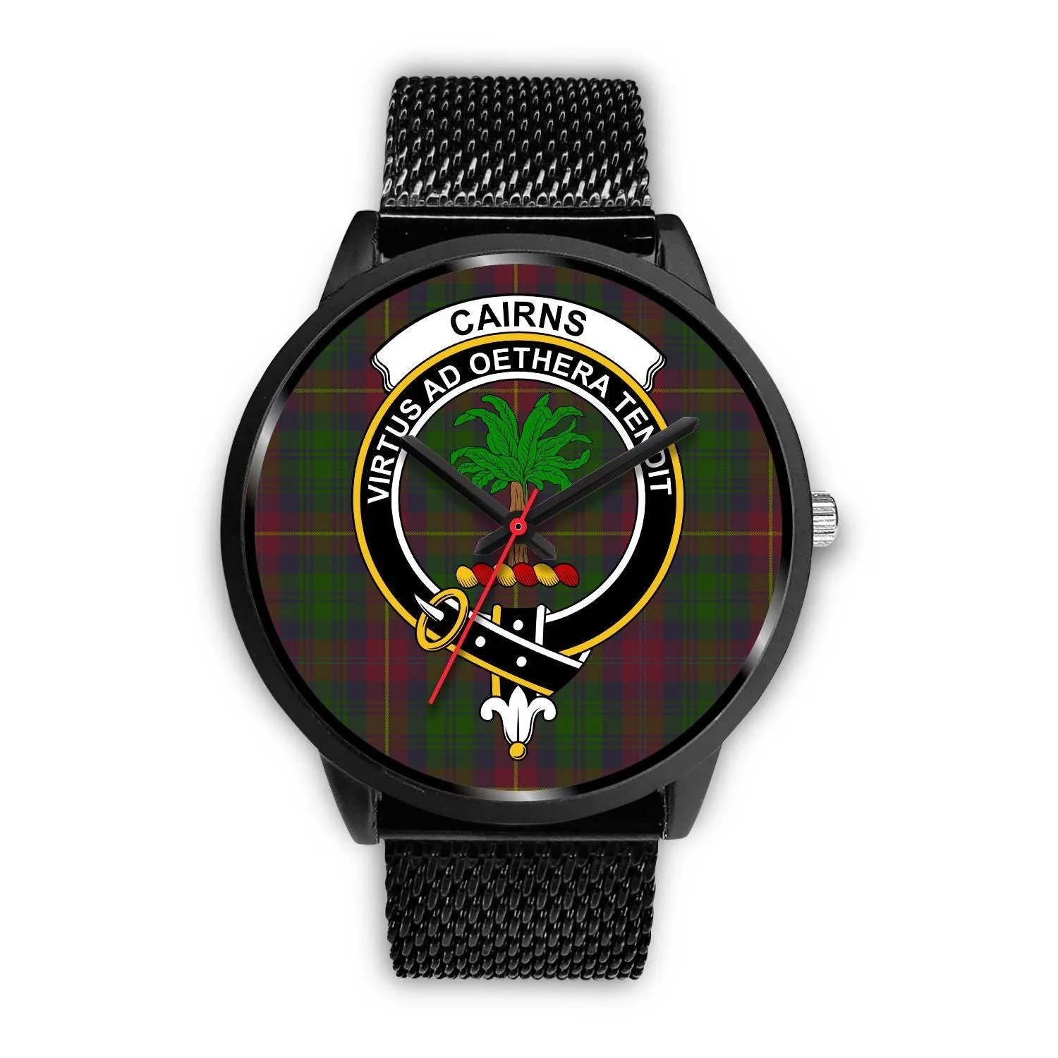 Cairns Clan Badge Tartan Black Watch