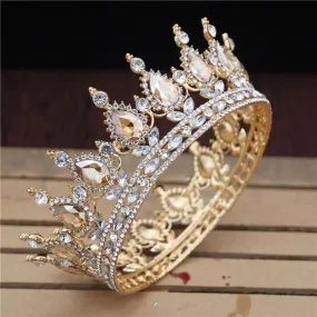 Crystal Bridal or Quince Tiara Baroque Your Majesty Crowns