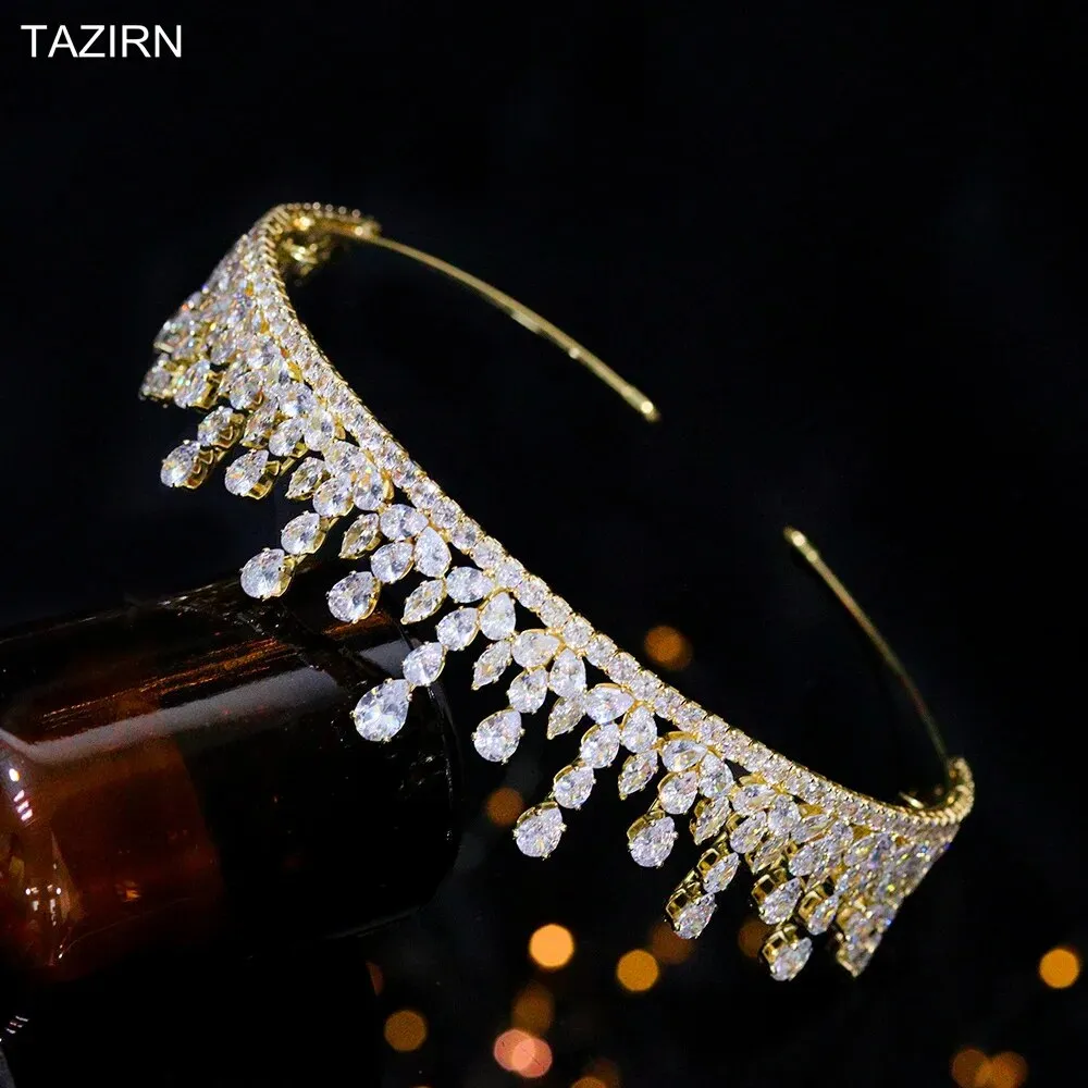 Cubic Zirconia Wedding Tiara and Crown