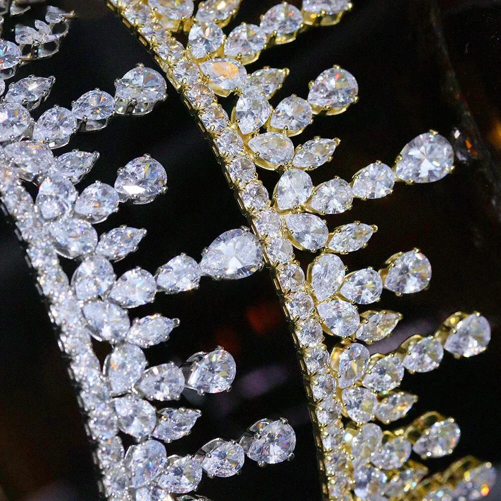 Cubic Zirconia Wedding Tiara and Crown