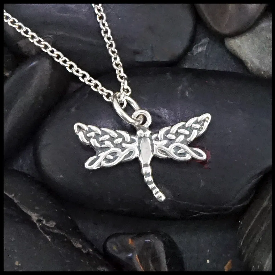 Dainty Dragonfly Pendant