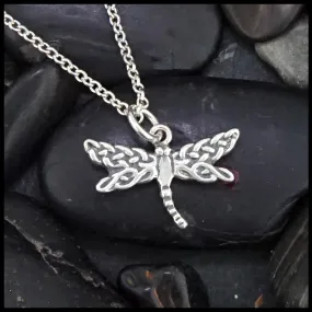 Dainty Dragonfly Pendant