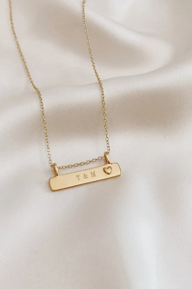 Darling Bar Necklace - Gold