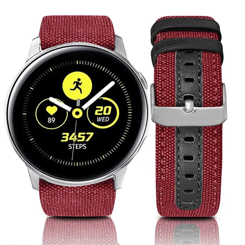 Denim & Leather Watch Straps Compatible with the Walkabout Watch 2