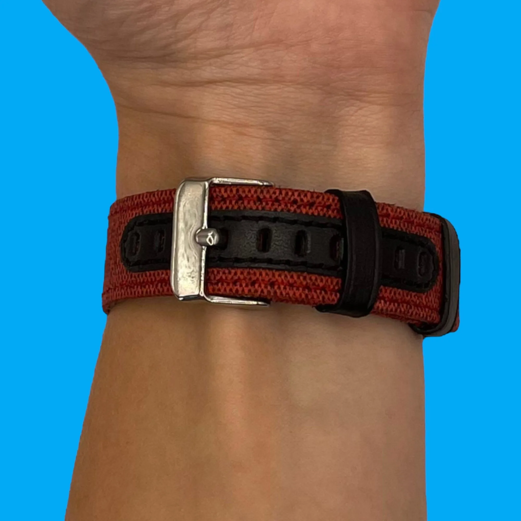 Denim & Leather Watch Straps Compatible with the Walkabout Watch 2