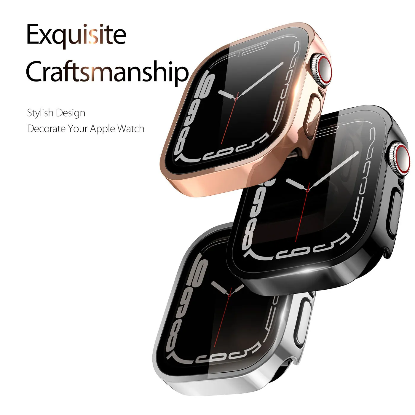 DUX DUCIS Hamo Hard PC Case for Apple Watch Series 4 / 5 / 6 - 44MM - Rose Gold