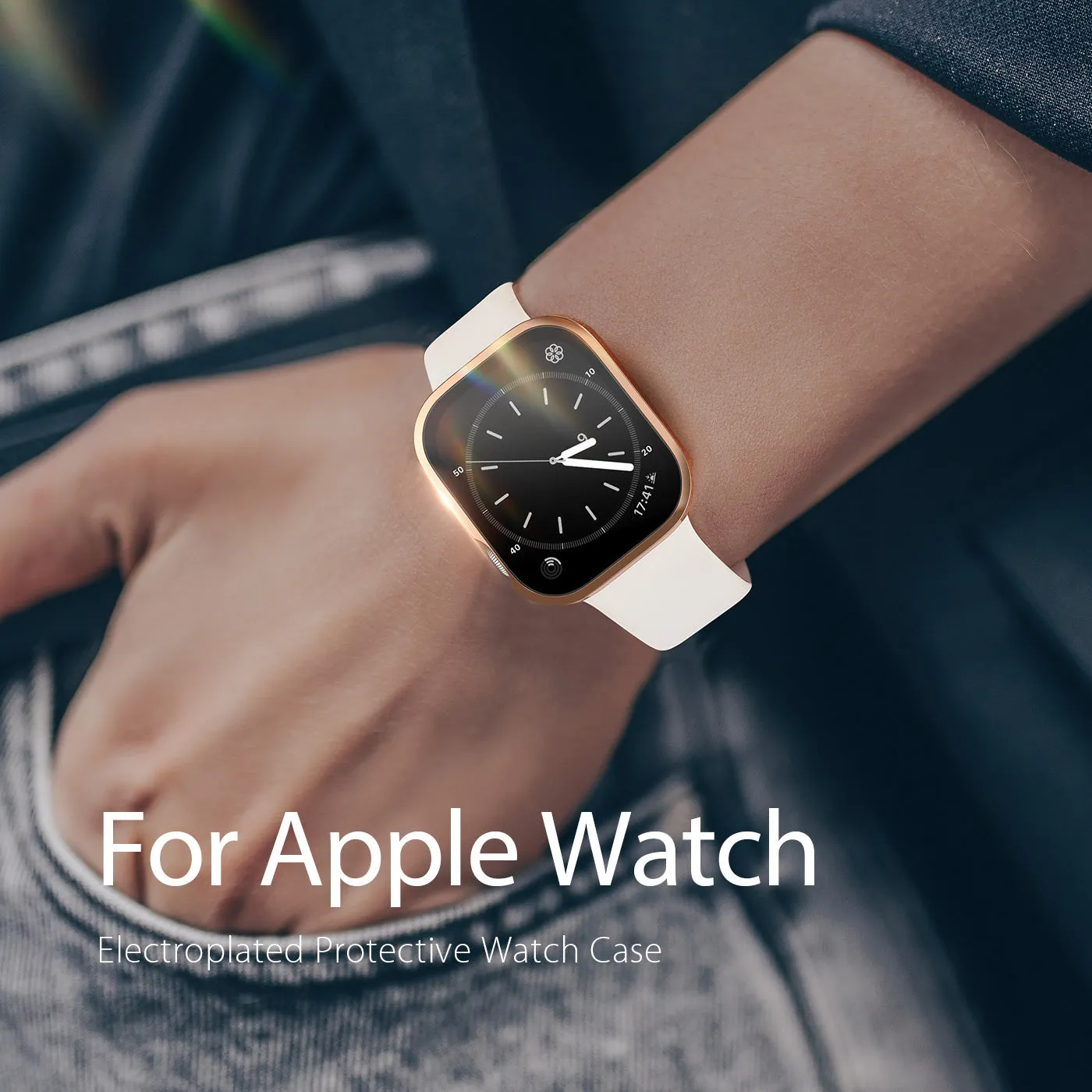 DUX DUCIS Hamo Hard PC Case for Apple Watch Series 4 / 5 / 6 - 44MM - Rose Gold