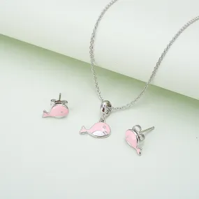 Elegante Kids Fish Pendant Set