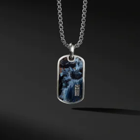 Exotic Stone Tag with Pietersite