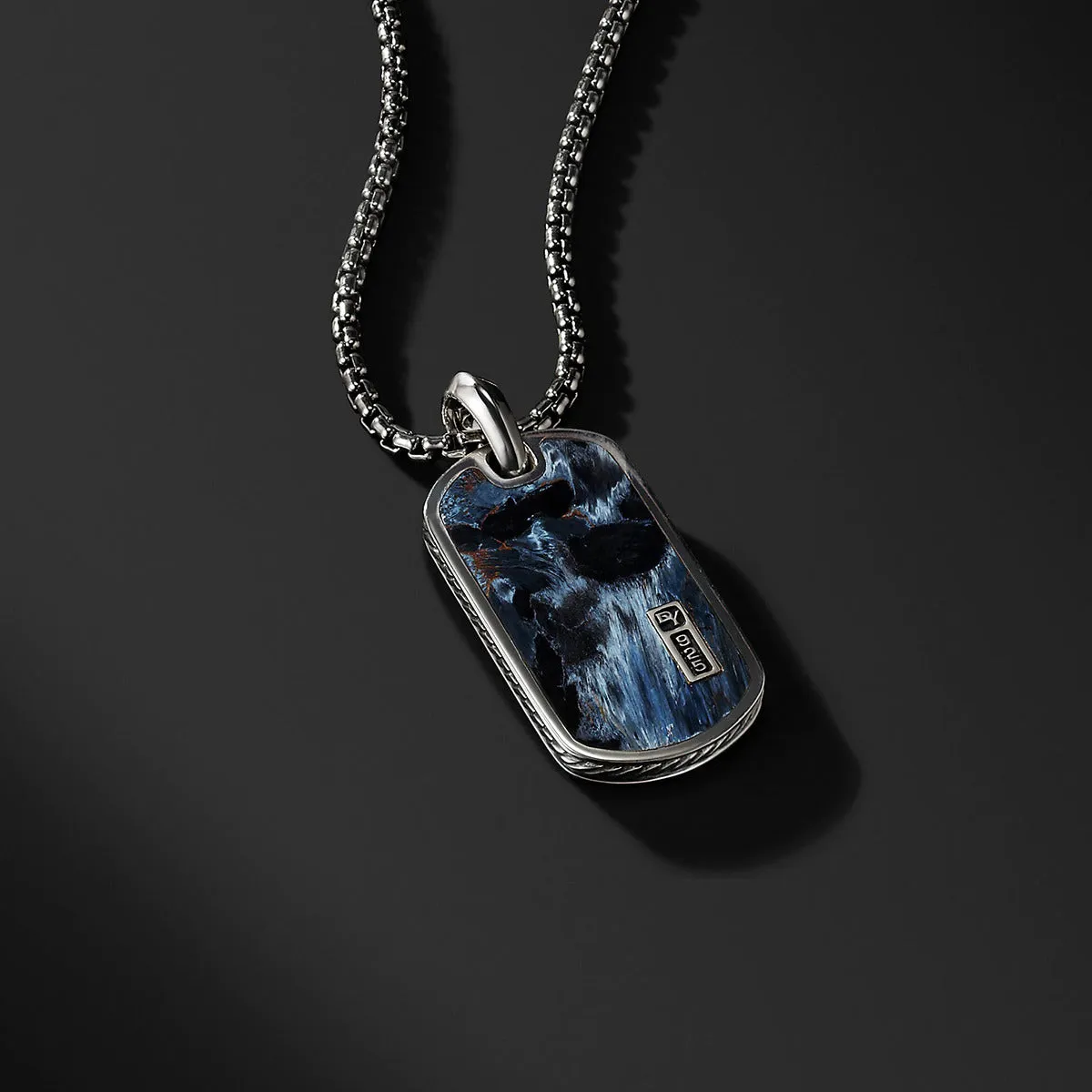 Exotic Stone Tag with Pietersite