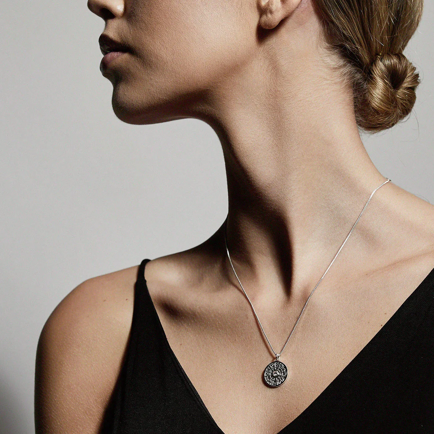 FIA necklace silver-plated