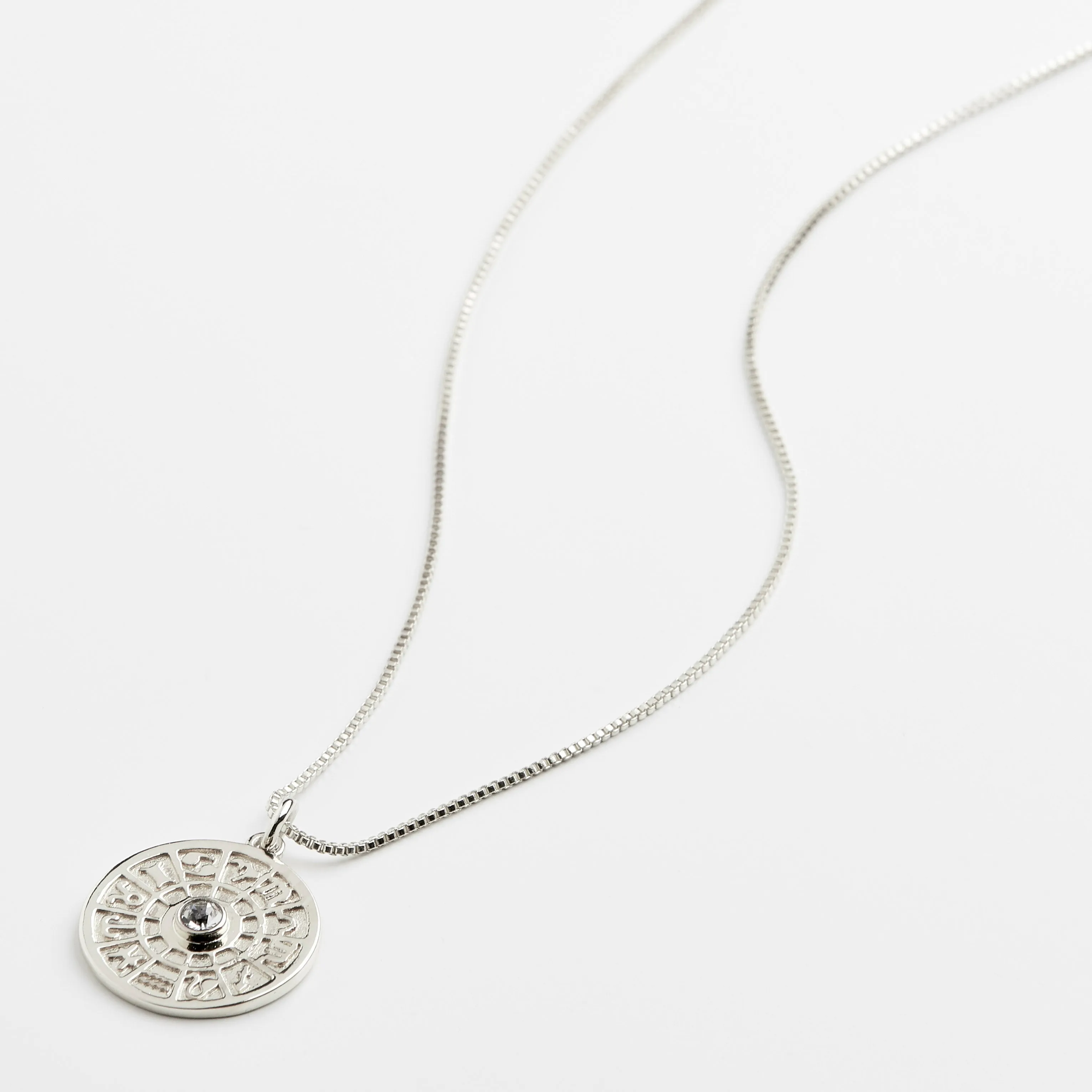 FIA necklace silver-plated