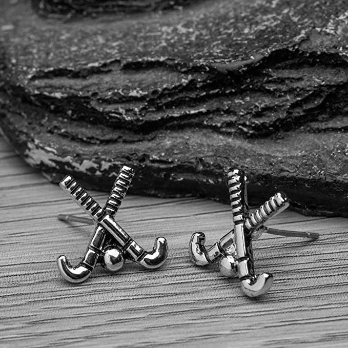 Field Hockey Stud Earrings