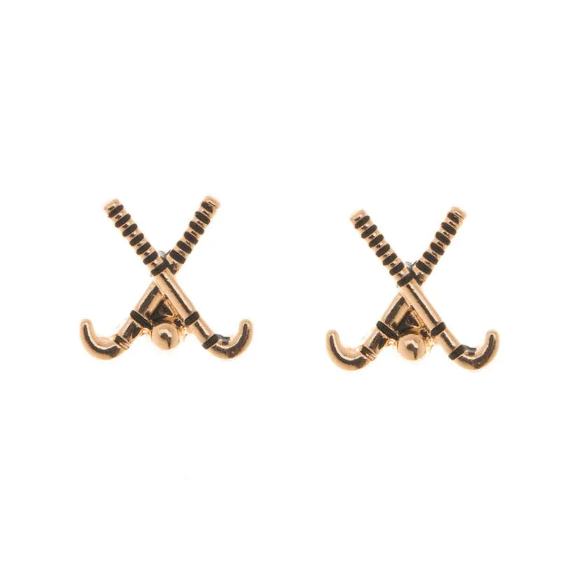 Field Hockey Stud Earrings