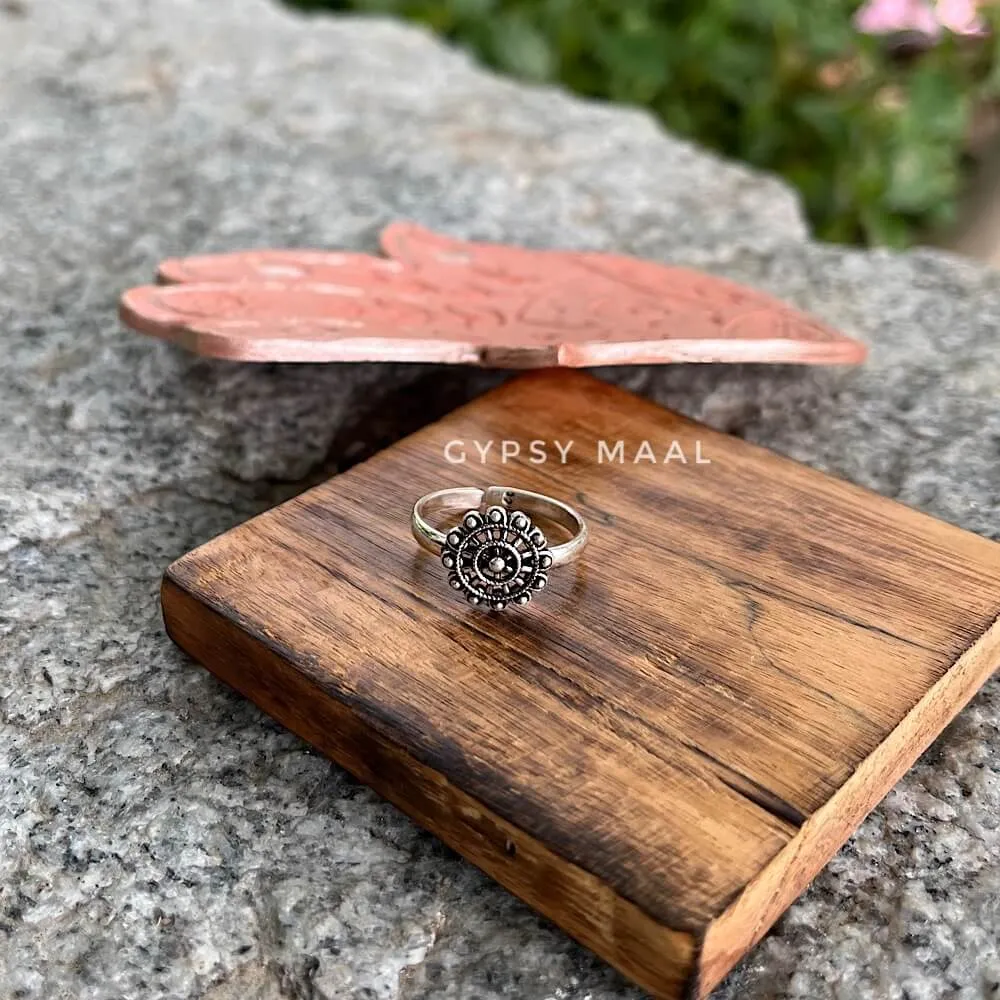 Floral Chakra Toe Ring (single)