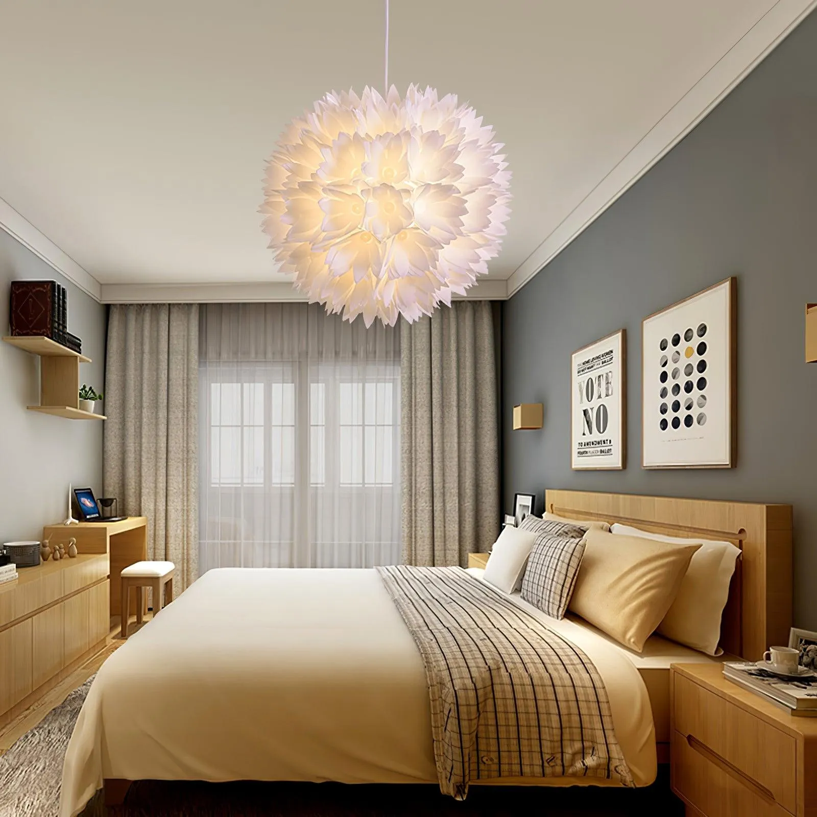 Flowers Ball Pendant Light