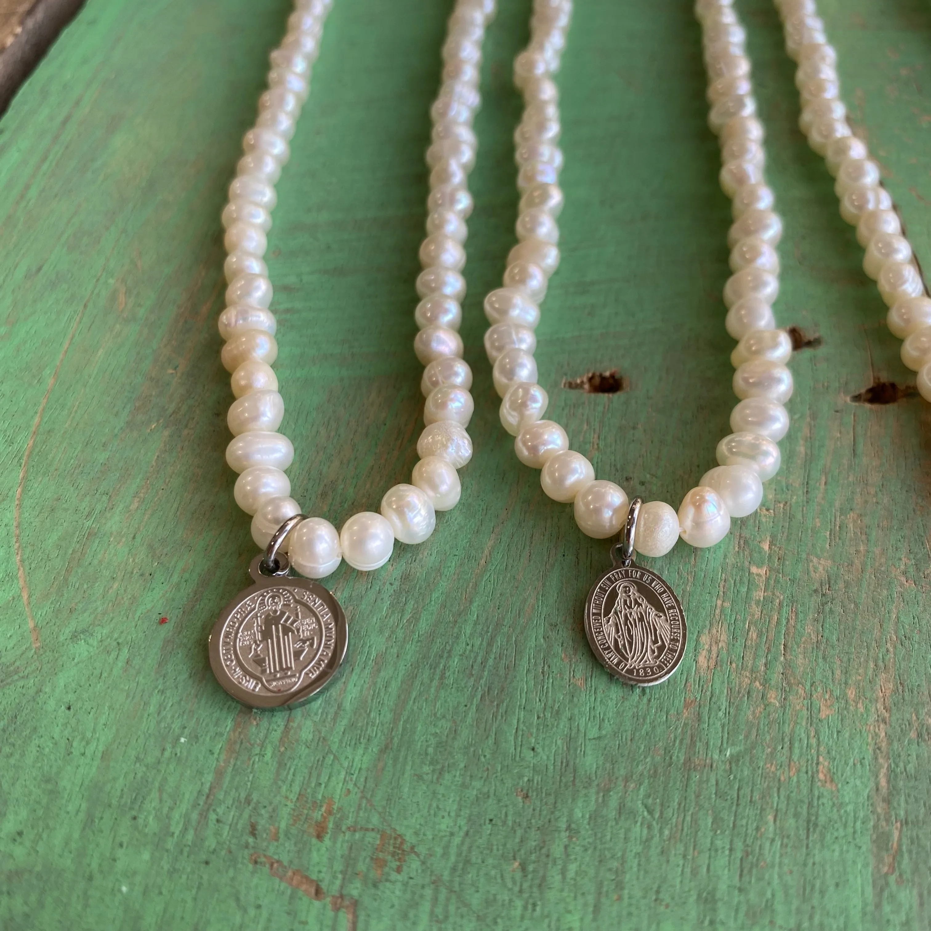 Freshwater Pearl Protection Necklace